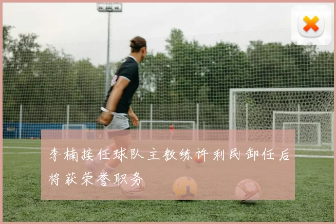 李楠接任球队主教练许利民卸任后将获荣誉职务